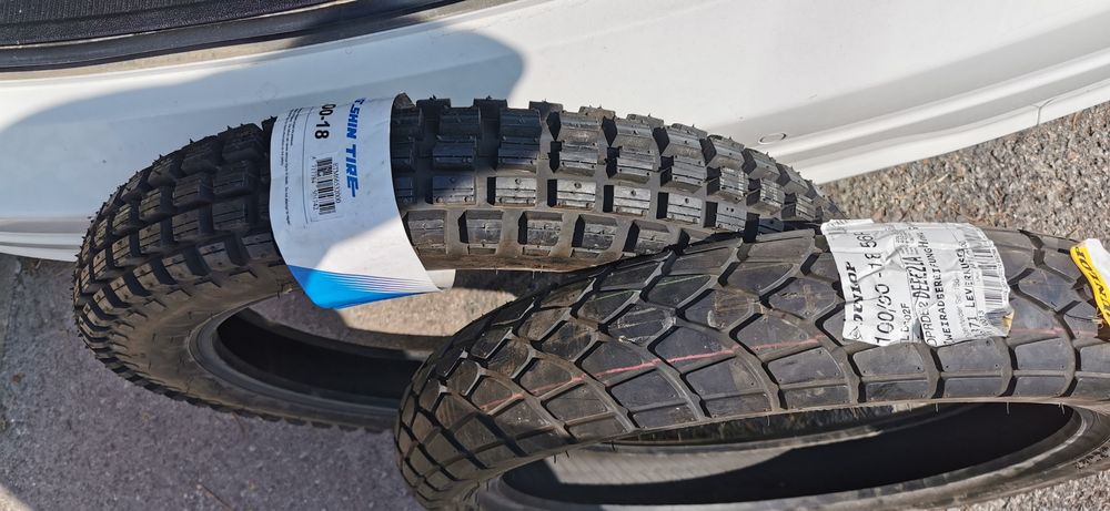 Anvelope/cauciucuri moto noi dunlop/nylon