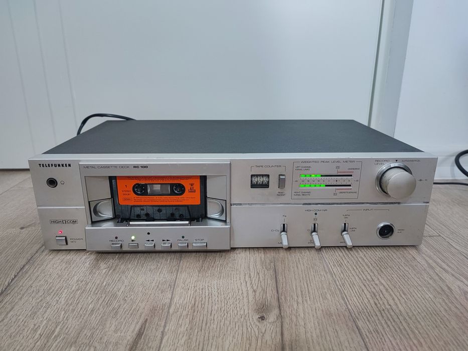 Deck Telefunken RC 100 cassette recorder tape
