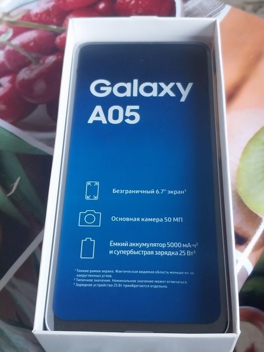 Самсунг А05 64 гб смартфоны сатылады.почти новый зарядкасы мықты