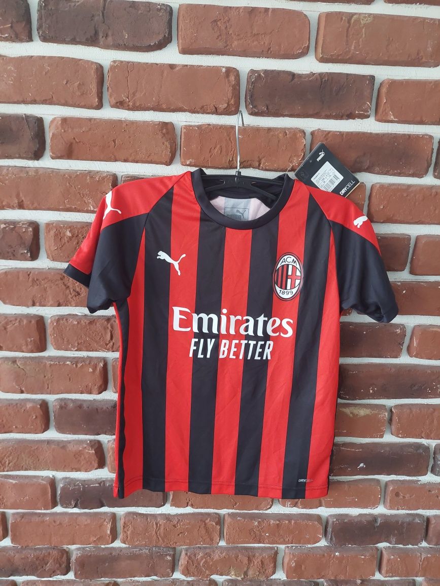 Tricou fotbal baieti Puma Ac Milan,140 cm 9-10 ani