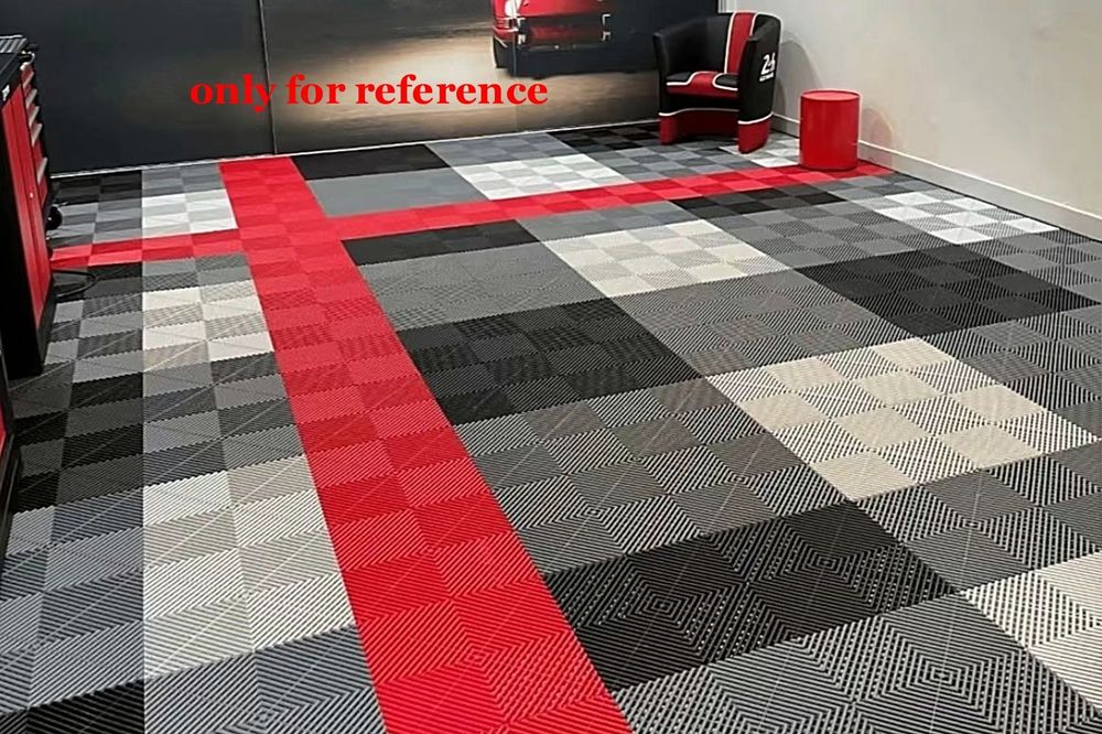 Pardoseala Modulara Ventilata pentru Garaj Depozit Galben