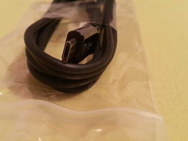 USB to micro USB data cable 1.5 m черен кабел зарядно данни зареждане