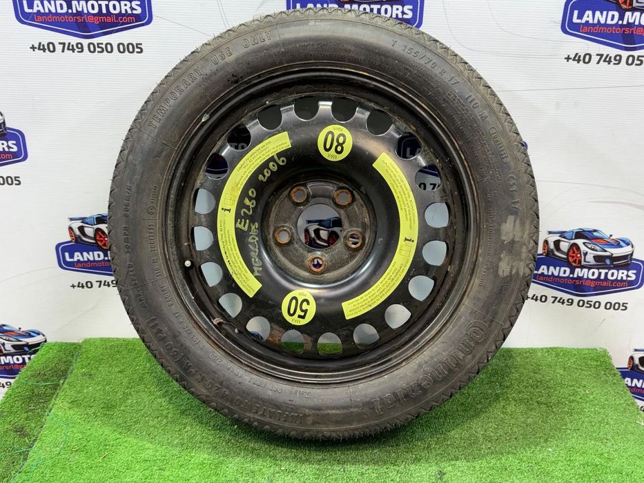 ROATA REZERVA MERCEDES BENZ W211 E280 CDI 2006 COD OEM T15570R17 T155/70R17 2002-2009