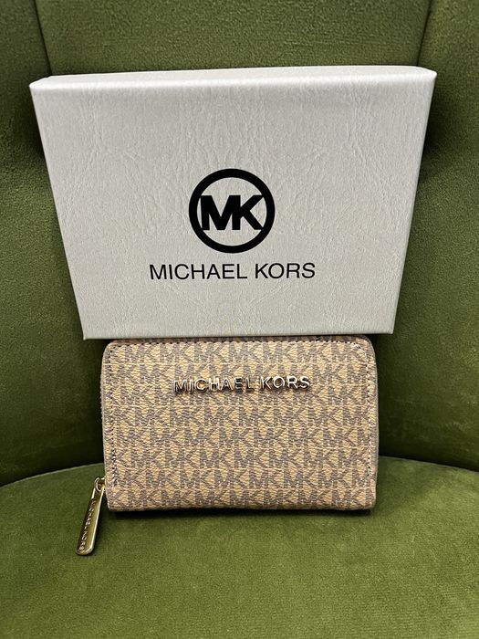 Portofel dama femeie Michael Kors culoarea Bej