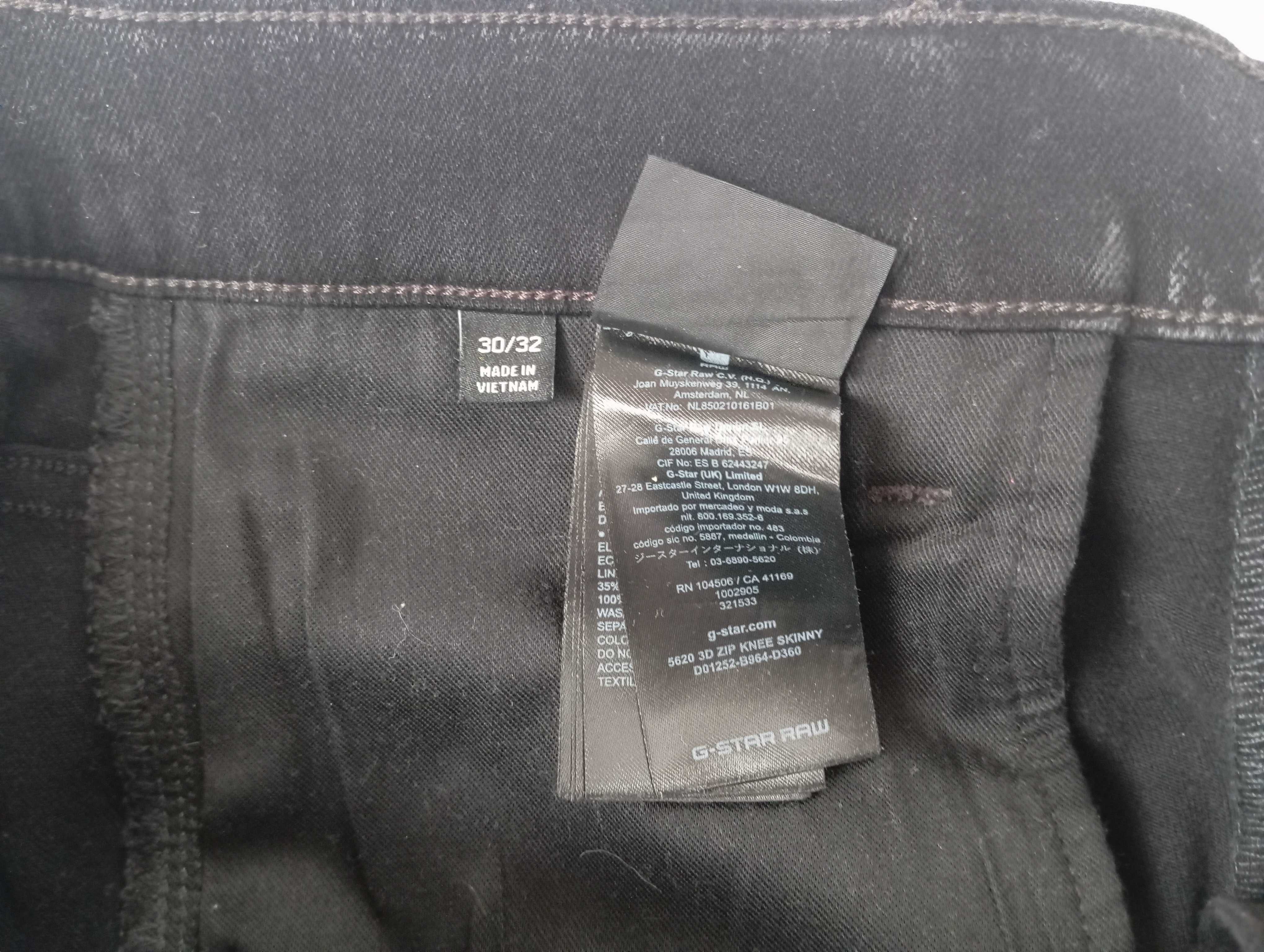 Дънки G star Raw 3D zip knee