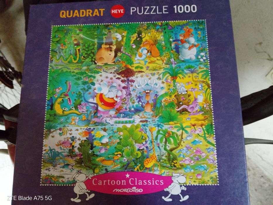 Пъзел Quadrat Puzzle 1000 Cartoon Classics