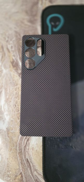 Husa kevlar fibra de carbon Magsafe S25 Ultra