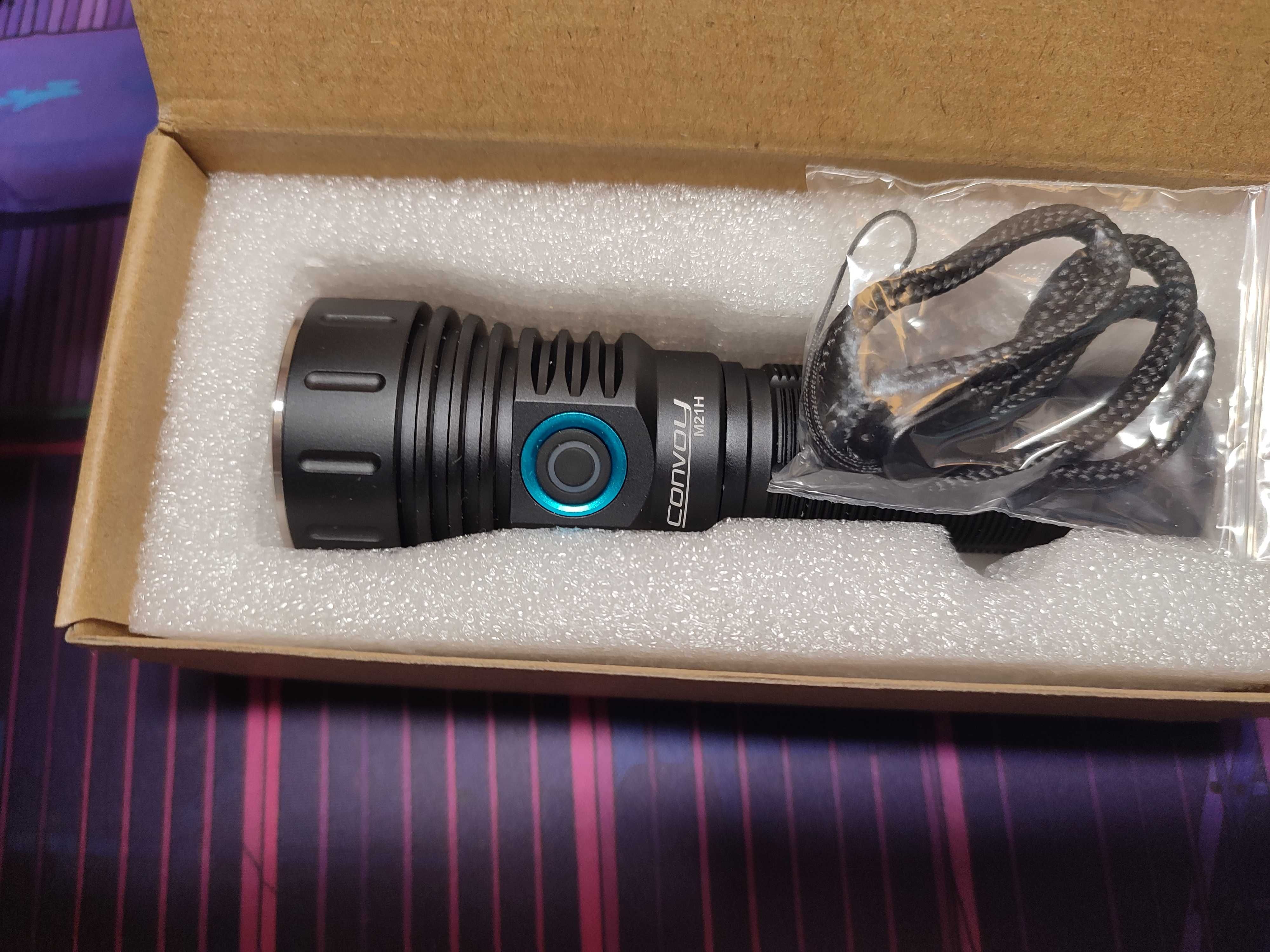 Convoy M21H с Cree XHP70.3 HI R70 5000K, 4000+ лумена, 8A buck