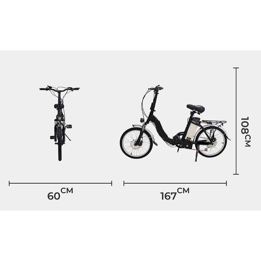 Електрически сгъваем градски велосипед E-BIKE TS-010 2024