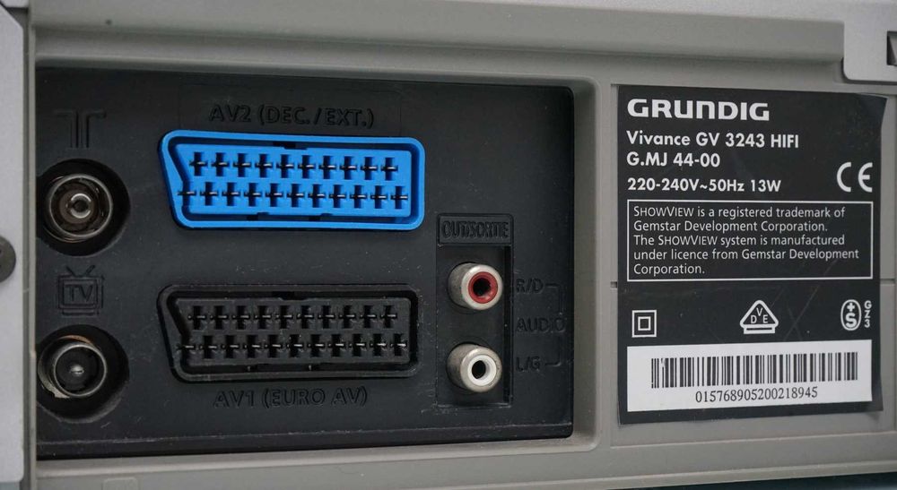 VHS VIDEO Recorder VCR, Twin Scart NICAM 6 HEAD