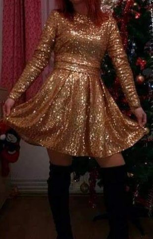 Rochie cu paiete de ocazie