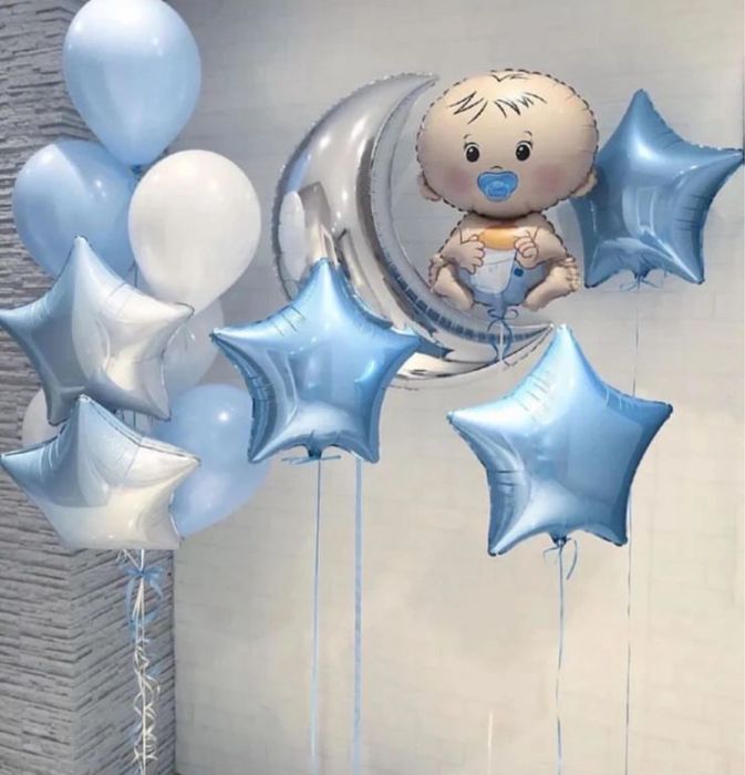 Шары на выписку для мальчика от 600тг