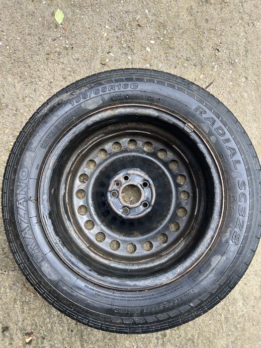 Jante rezerva duba pe 16 , anvelope 215/65/R16 C   195/65/R16C