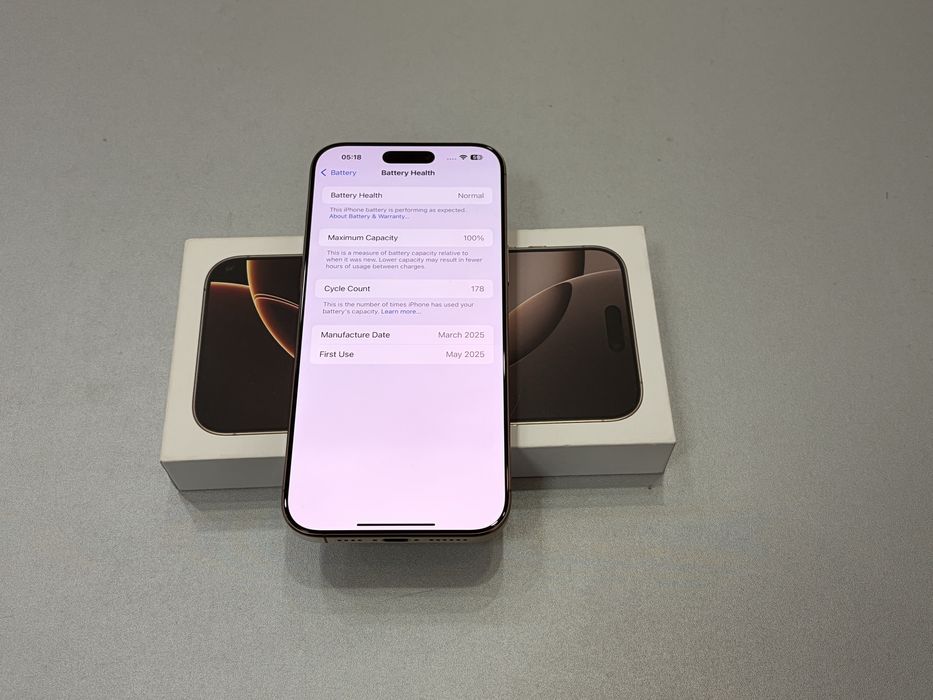 Iphone 16 Pro Max, 256 gb, Desert Titanium