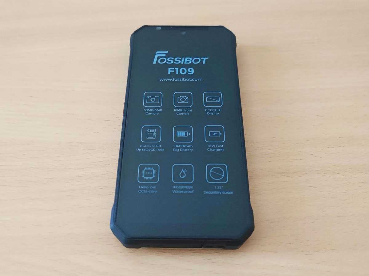 Нов Fossibot F109, 5G, удароустойчив, 10600mah, 256гб, Dimensity 6300