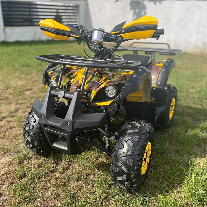 Atv copii 125cc Mini Rocket Toronto 7" automat 4T benzina galben camo
