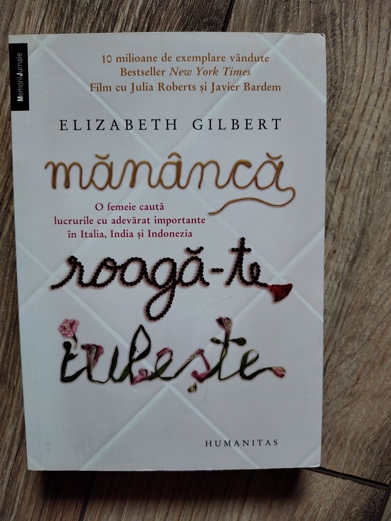 Mănâncă, roagă-te, iubește, de Elizabeth Gilbert