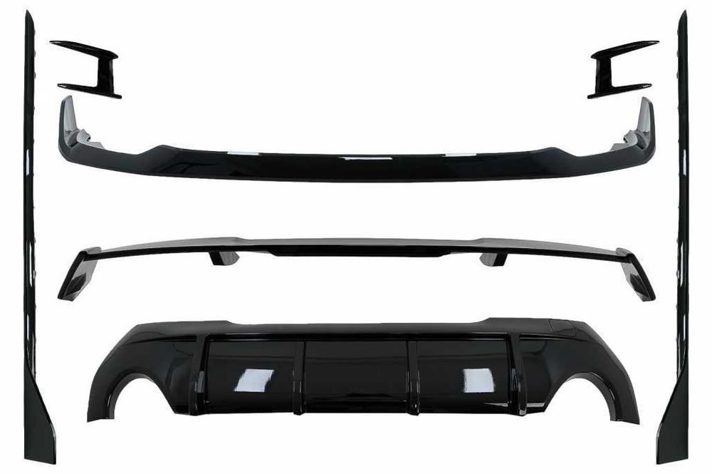 Pachet Aero BMW Seria 1 F40 2019+ M Sport Design Negru Lucios
