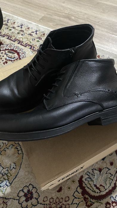 Кожанные сапоги мужские