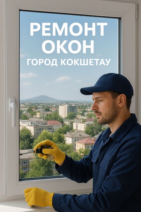 Ремонт пластиковых окон, г.Кокшетау