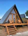 Case pe structura metalica, containere locuibile,cabane tip A la cheie