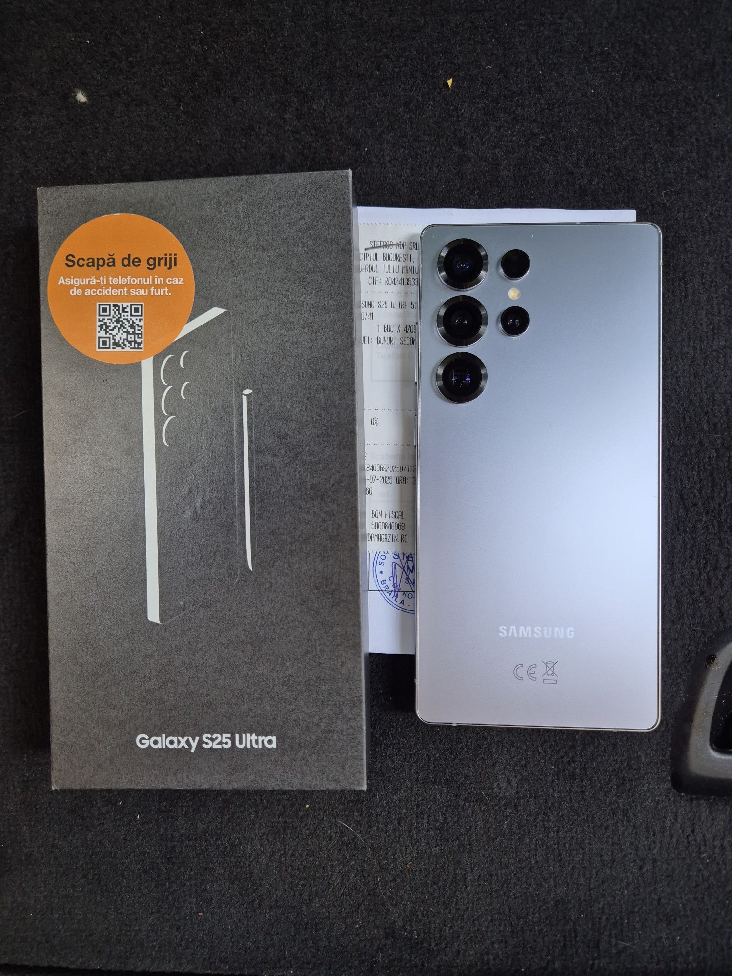 Samsung S25 Ultra 512 Garantie 23 luni factura ca nou