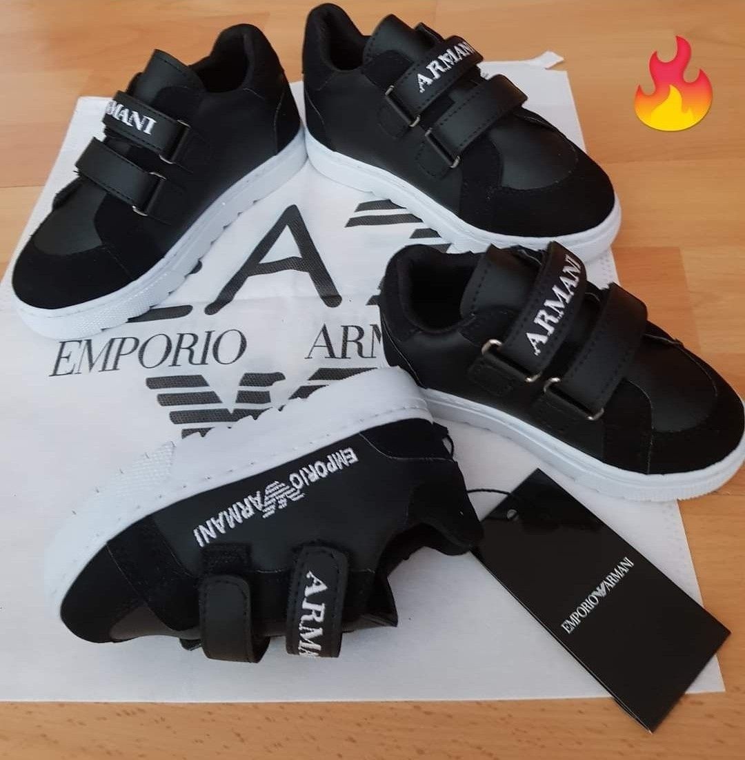 Adidasi Armani copii,new model, logo brodat