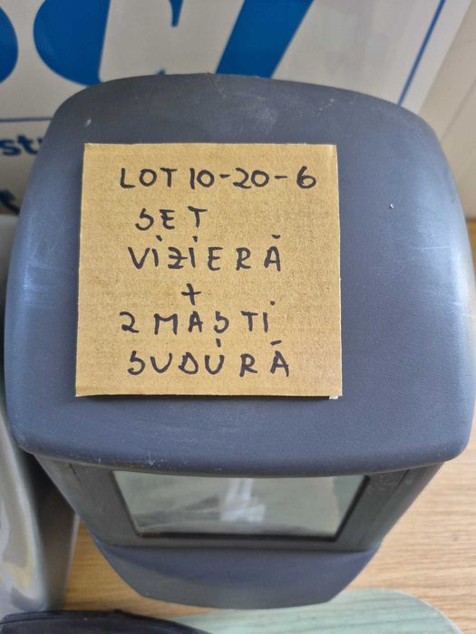 set viziera plus 2 casti sudura migatronic - lot 10-20-6
