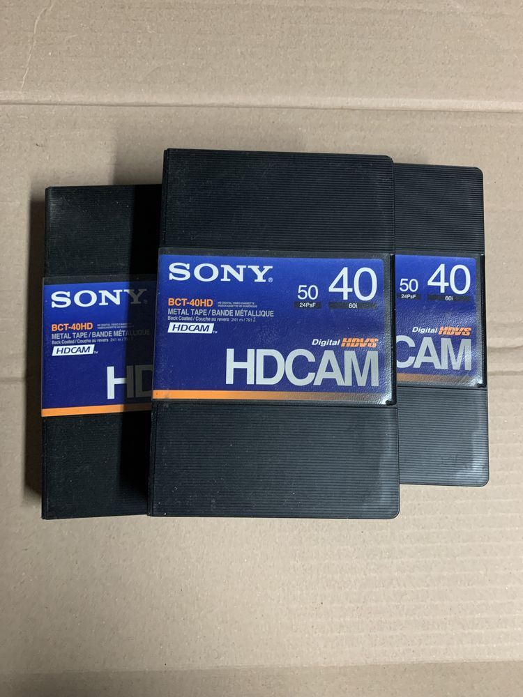 Casete tape video noi SONY BCT 40HD Sony PDV 124N -l