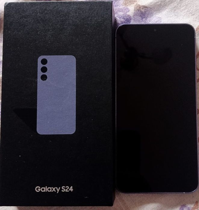 Telefon S24 dual SIM, 8GB RAM, 256GB, cobalt violet, husă cadou