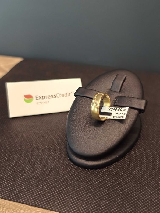 (AG51) Inel aur 14K 5.70g b875.1 - Garantie 2 ani!