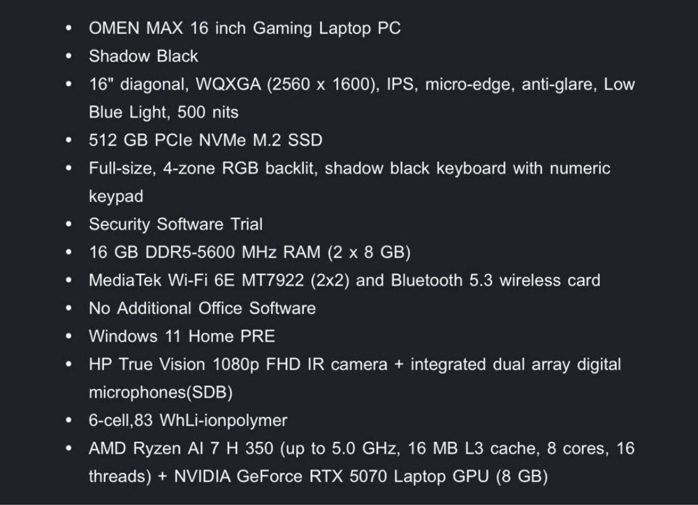 Hp omen max 16 gaming
