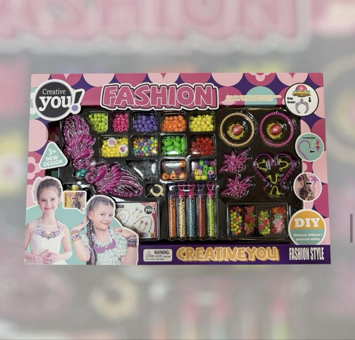 Комплект за правене на гривнички и герданчета