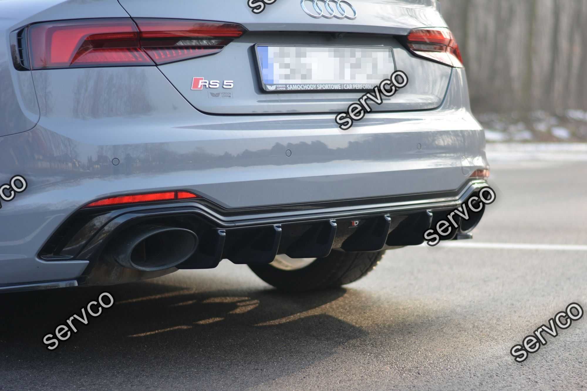 Prelungire difuzor Audi A5 RS5 Coupe Mk2 F5 2017-2019 v11 - Maxton