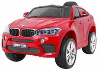 Masinuta electrica copii 1-6 ani BMW X6M R. Moi,Scaun Piele Visiniu Me