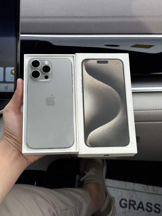 iPhone 15 Pro Max 256gb/100%  1 sikl karobka bor