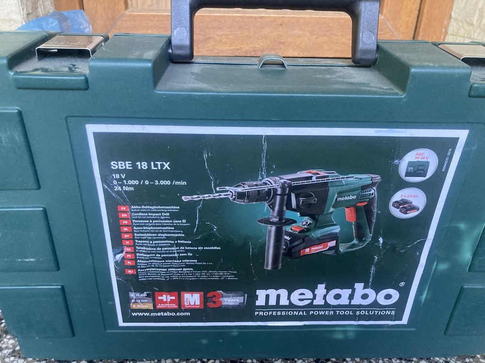 Нова акумулаторна бормашина Метабо Metabo SBE 18 LTX