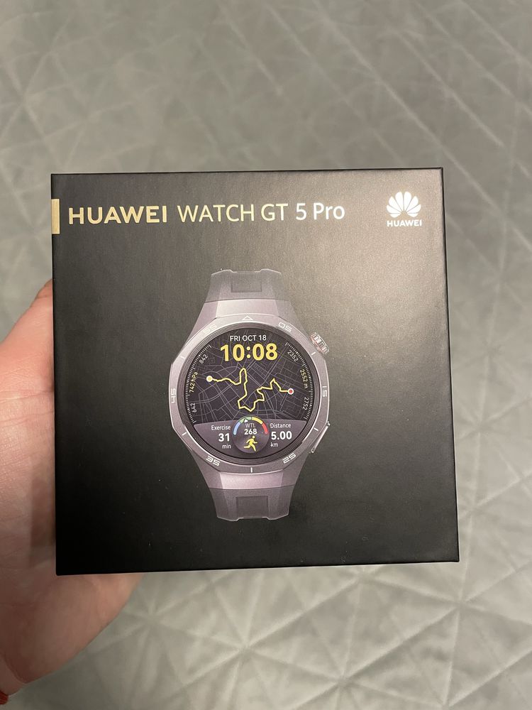 Смарт часовник HUAWEI WATCH GT 5 Pro BLACK