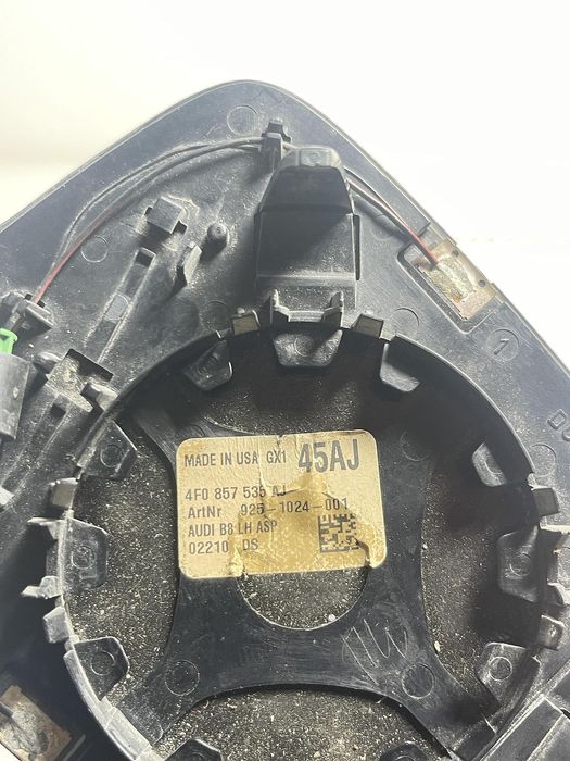 Стъкло ляво огледало за audi a4, a6 - 4f0857535aj