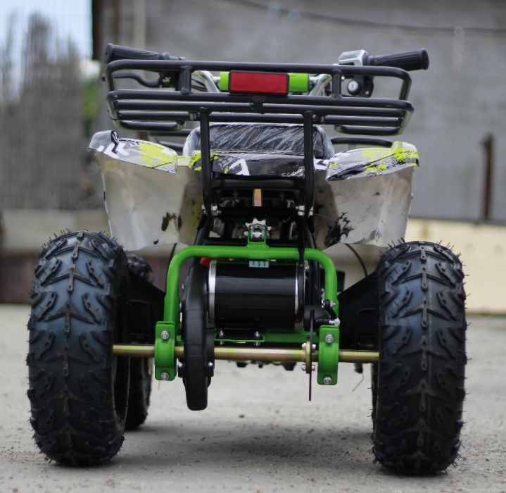 Mini ATV electric pentru copii NITRO Torino Quad 1000W 48V #Verde