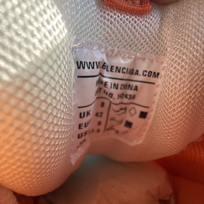 Balenciaga Track Orange Led