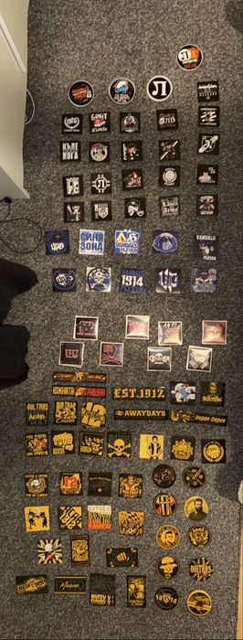 Футболни стикери: Ботев, Локо, ЦСКА и Левски