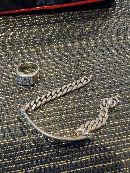 Brățară+ Inel Argint de foarte buna calitate