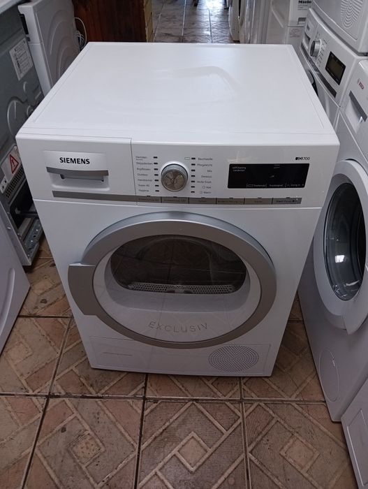 Сушилня с термопомпа Сименс Siemens IQ 700 A+++ 8кг 2 години гаранция