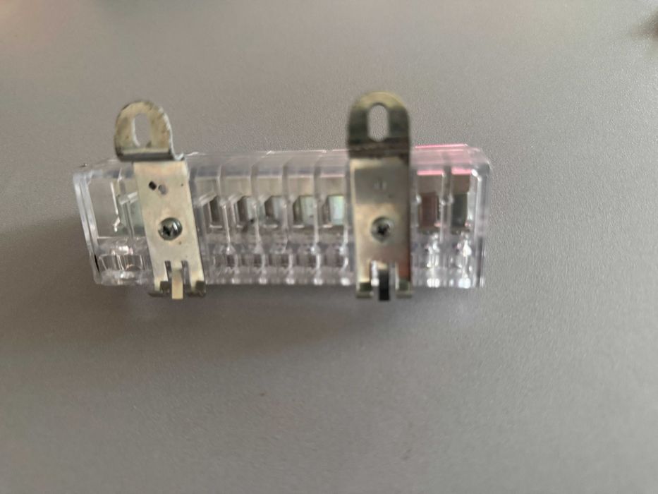 Bloc de cleme electrice transparent – 12 poli 2x16 mm2 10x6mm2
