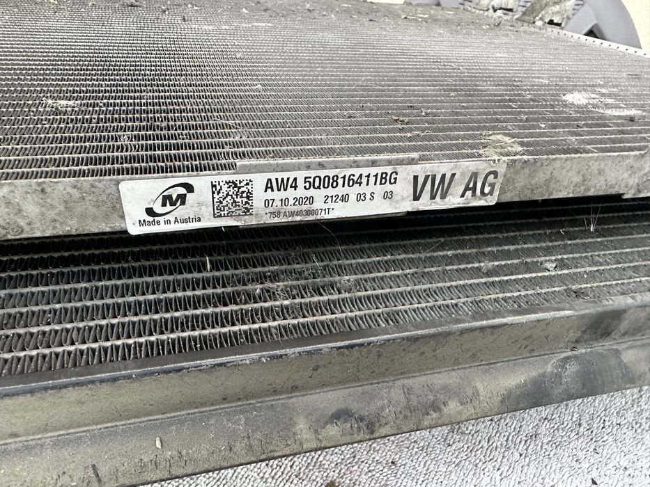 Radiator apă radiator ac skoda seat vw .cod:2q0121253.k.