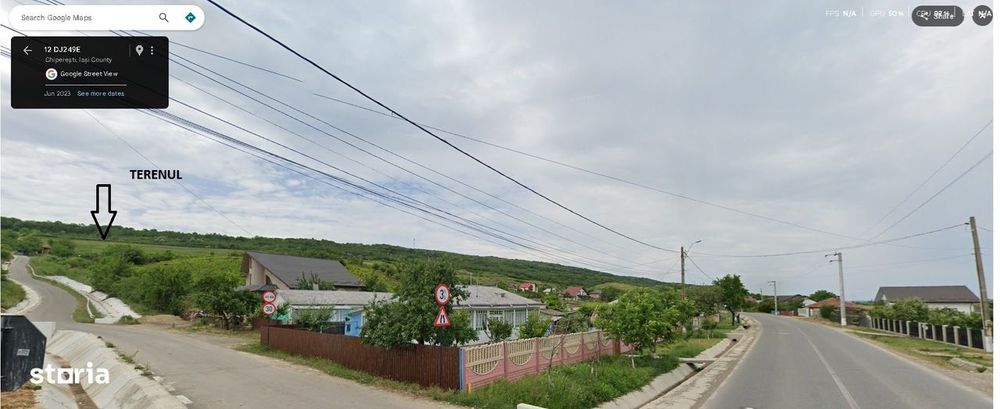 Teren intravilan, langa padure, Tomesti- CHIPERESTI