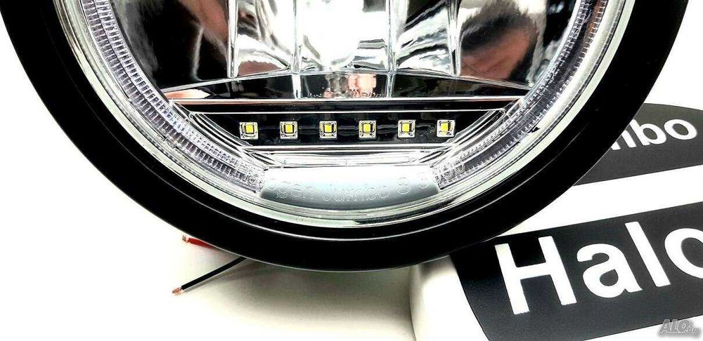 1 бр. Комбо Халогени + LED spot тип Hella за ролбар на камион , 24V