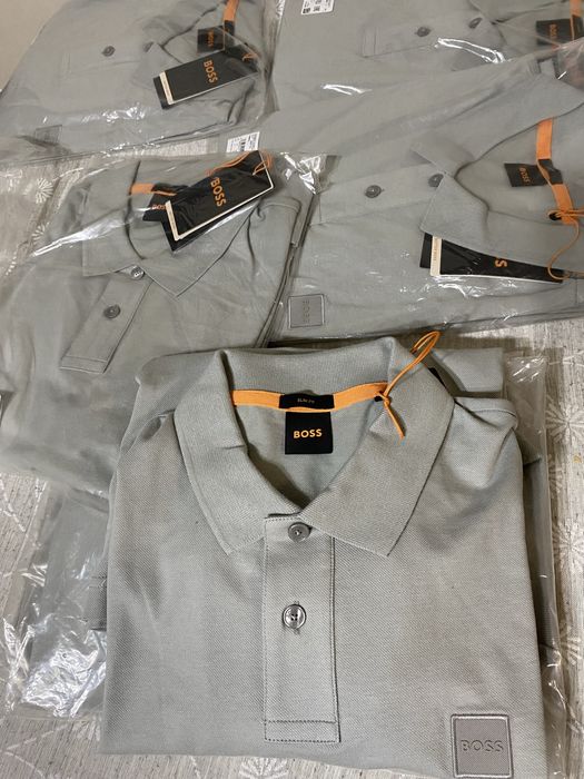 Bluza slim fit BOSS gri