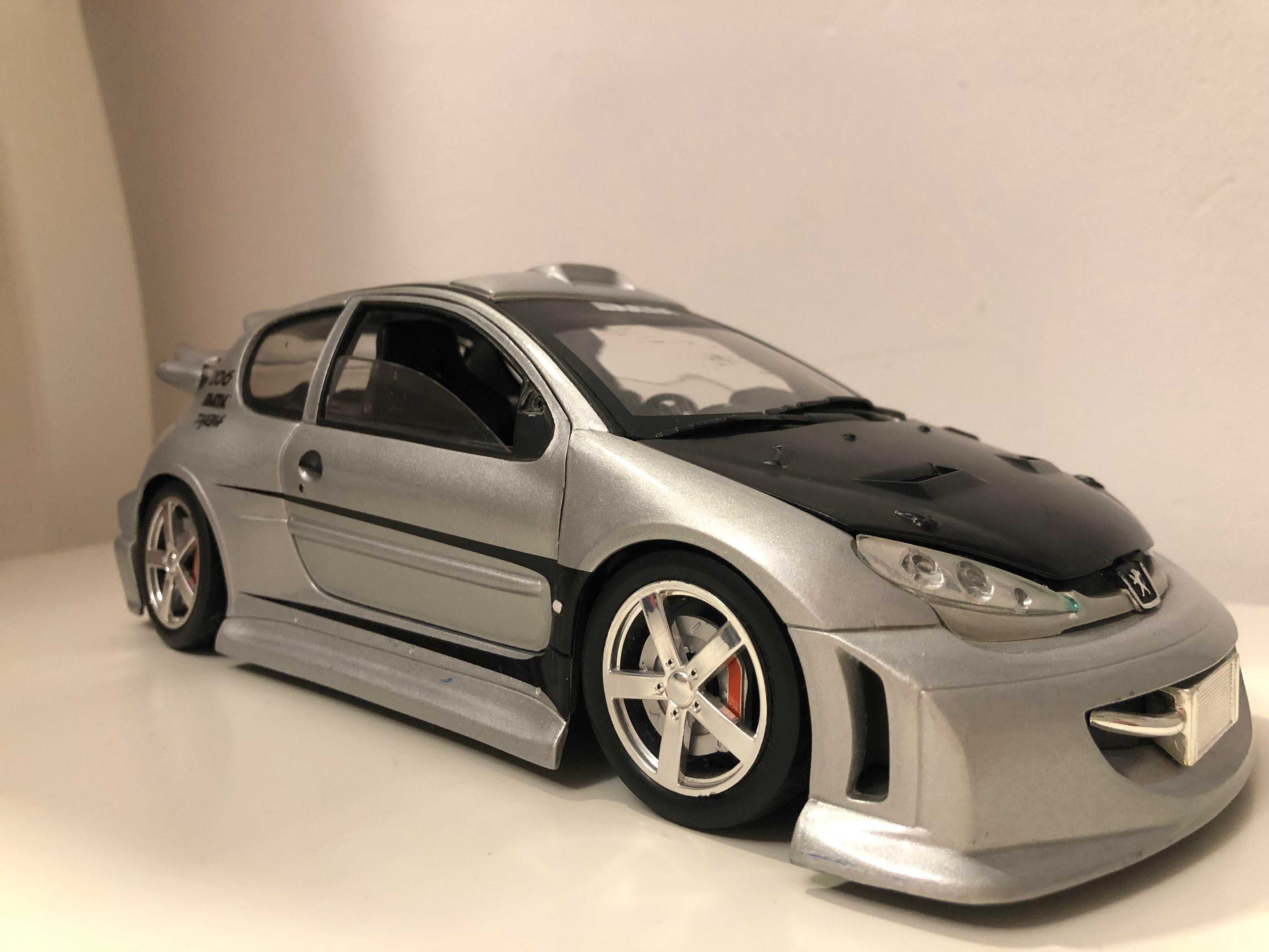 macheta Peugeot 206 tuning 1:18